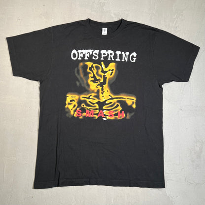 Offspring Smash Black Tee Size Large USED v19566