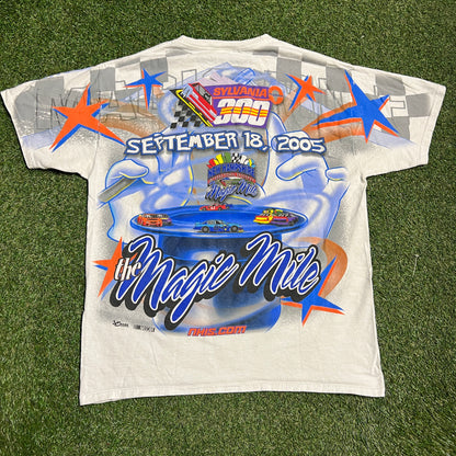 2005 Chase Aunthetics Magic Mile Sylvania White Tee Size Large USED v16177