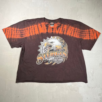 2016 Harley Davidson Sturgis Tie Dye Cropped SIze XXL USED v20337