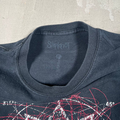Slipknot Nonagram Black Tee Medium USED v19180