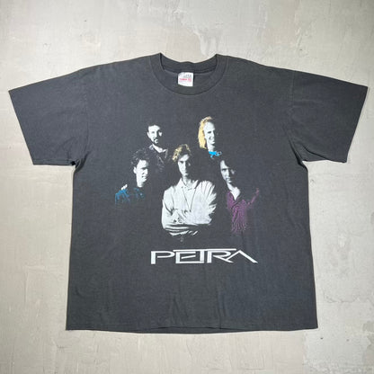 1993 Petra Unseen Power World Tour Black Tee Size XL USED v20100