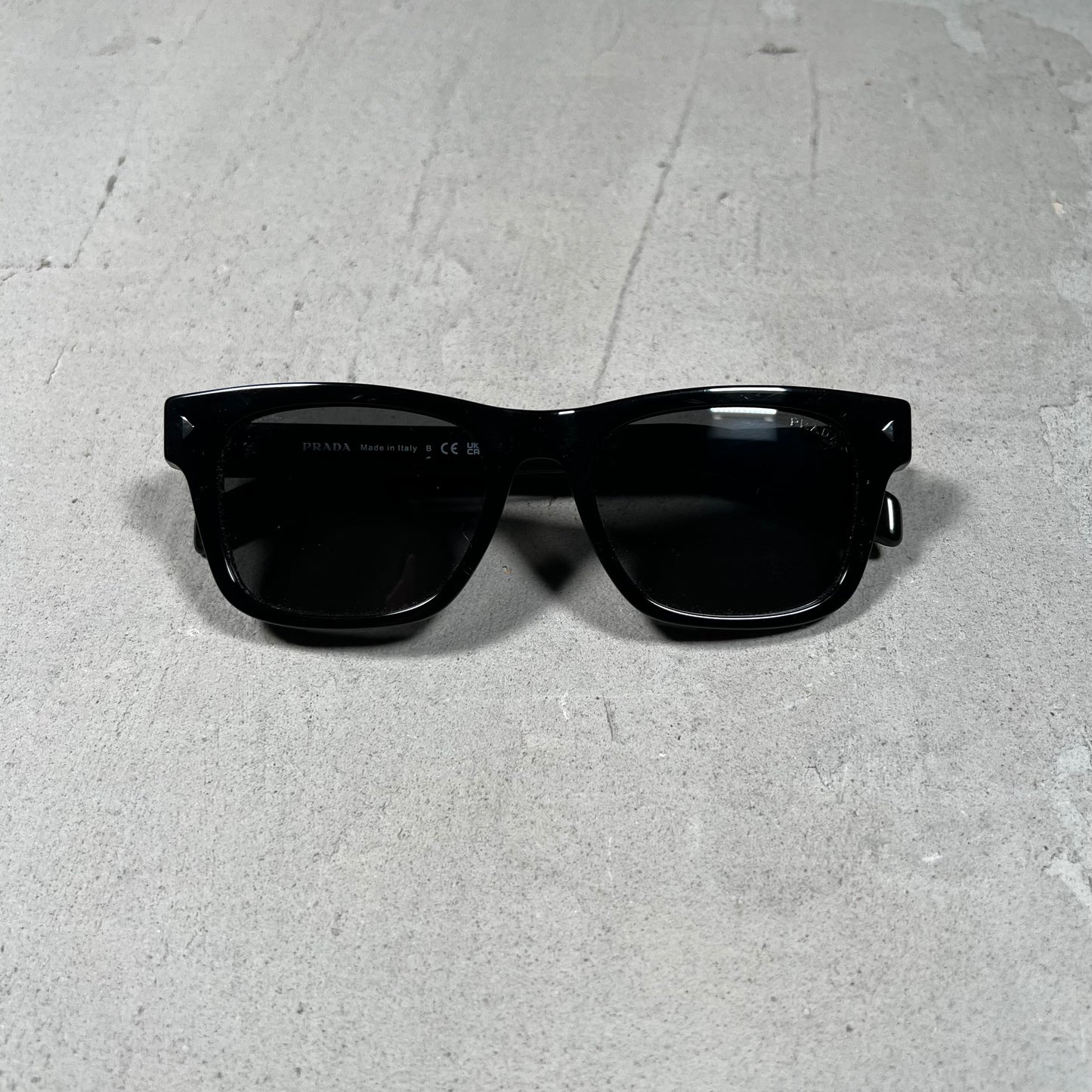 Prada PR A178 Black Sunglasses USED x16136