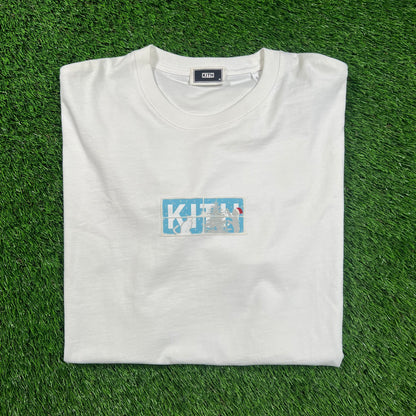 Kith Christmas Box Logo Window White Tee Size Medium NEW x16593