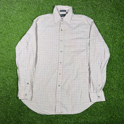 1990's Burberry's Stripped Shirt Size Medium USED v17422
