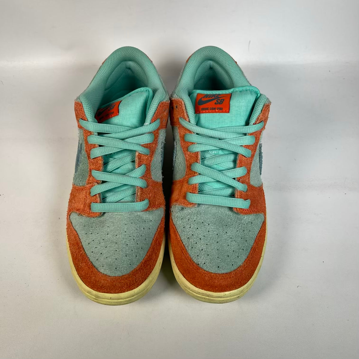 Nike SB Dunk Low Orange Emerald Rise (2023) Size 9 USED s23584