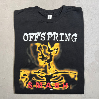 Offspring Smash Black Tee Size Large USED v19566