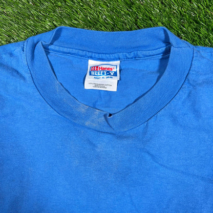 1995 Kappa Alpha Old South Blue Tee Size XL USED v17440