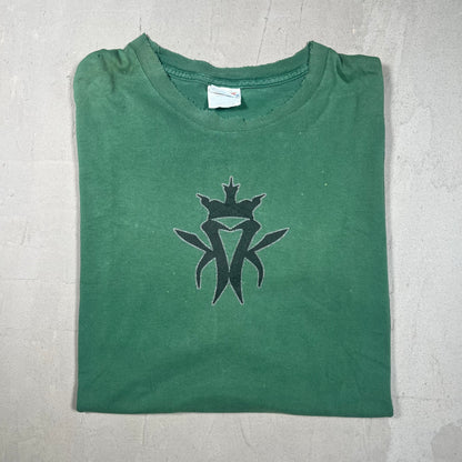 Y2K Kottonmouth Kings Green Logo Tee Size XL USED v15609