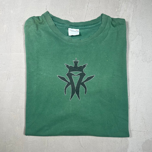 Y2K Kottonmouth Kings Green Logo Tee Size XL USED v15609