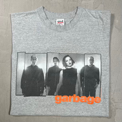 1998 Garbage Tour Grey Tee Size Large USED v20229