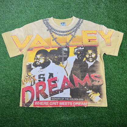 Vale Golden Era Chambers Yellow Tee Large NEW x14771