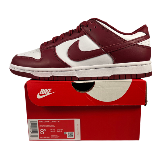 Nike Dunk Low Team Red Size 8.5 NEW s17471