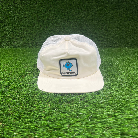 Supreme Camacho Mesh Back 5 Panel Ivory Hat NEW x16161
