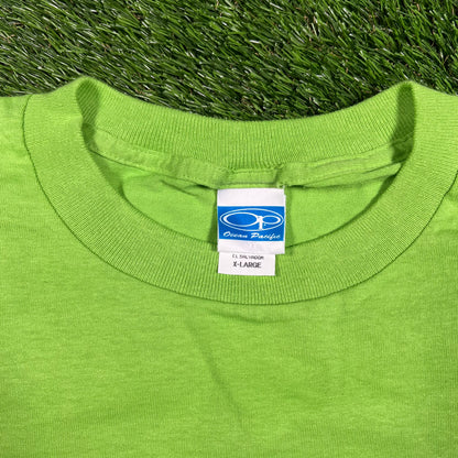 1990s Ocean Pacific Lime Green Size XL NEW v17416