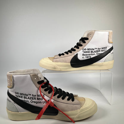 Nike Blazer Mid Off White Size 8.5 USED s15890