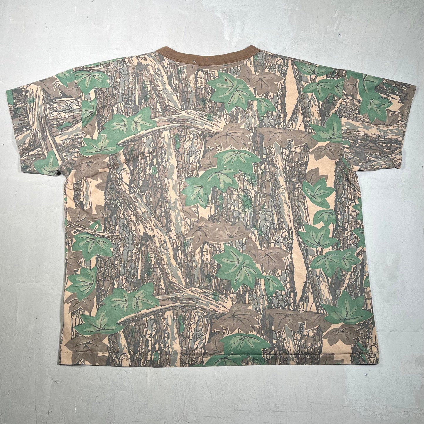 2000s Rebark Camo Tee Size 3XL USED v17720