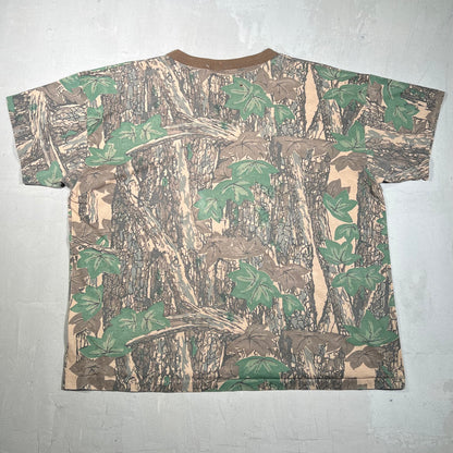 2000s Rebark Camo Tee Size 3XL USED v17720