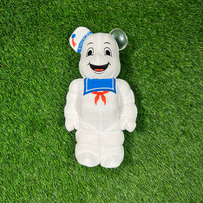 Bearbrick Ghostbusters Stay Puft Marshmallow Man 400% USED x16611