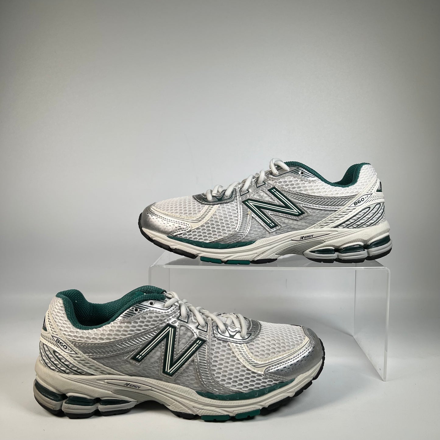New Balance 860v2 Aime Leon Dore Grey Green (2024) Size 8.5 USED s21839