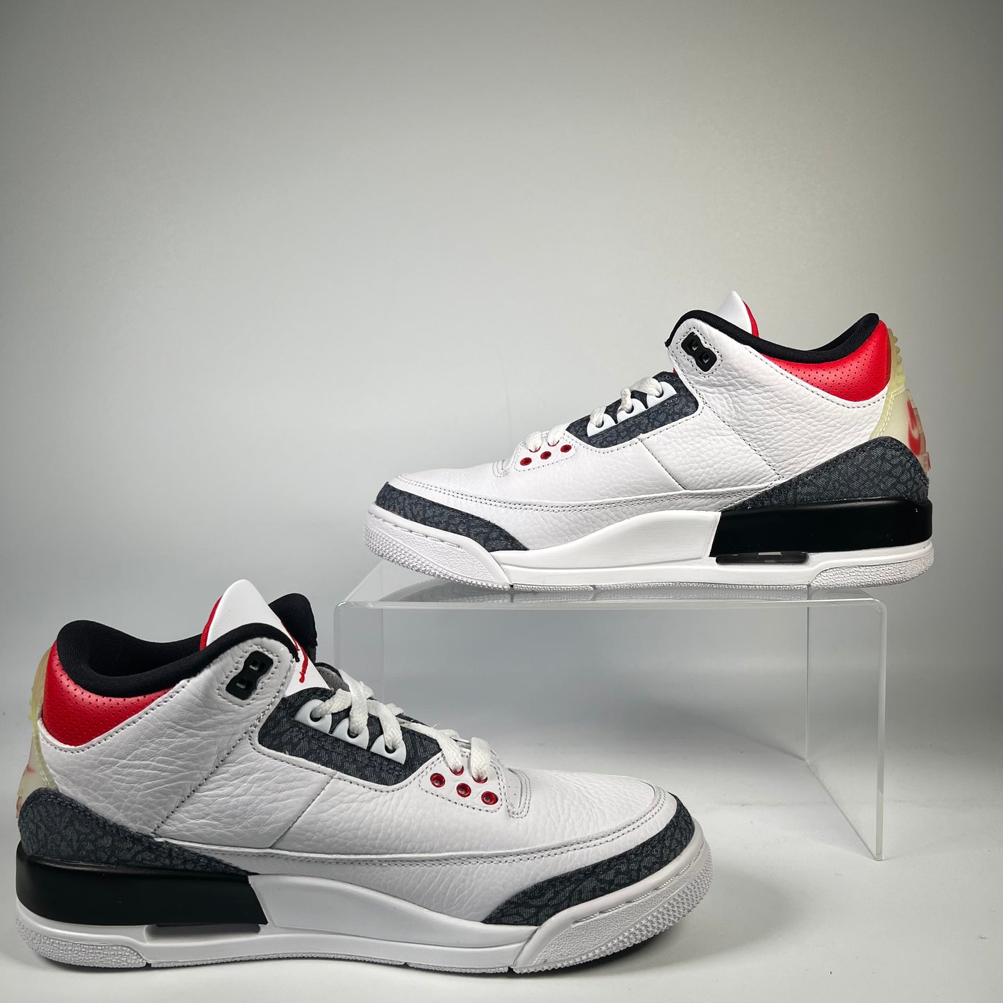 Jordan 3 Fire Red Denim (2020) Suze 8.5 USED s20088