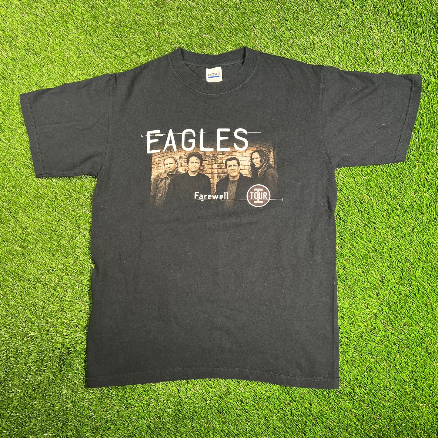 2005 Eagles Farewell Tour Black Tee Size Medium USED v18124