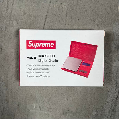 Supreme AWS MAX-700 Digital Scale Red (2018) NEW x18854