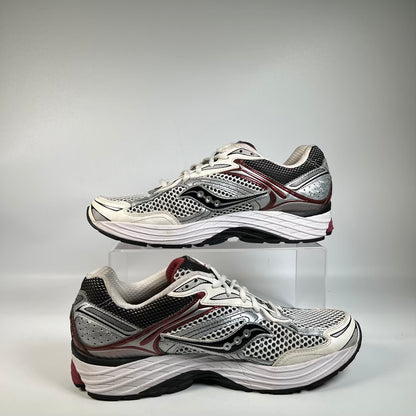 Saucony ProGrid Omni 9 White Silver Red (2023) Size 11 USED s23365