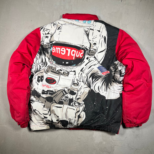Supreme Astronaut Red Puffy Jacket (2016) Size Large USED x17407