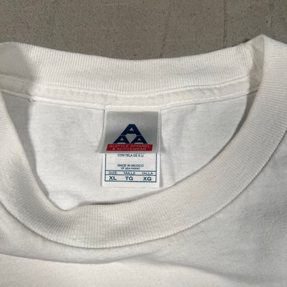 Y2K Charlie Parker "Bird" White Tee Size XL USED v19386