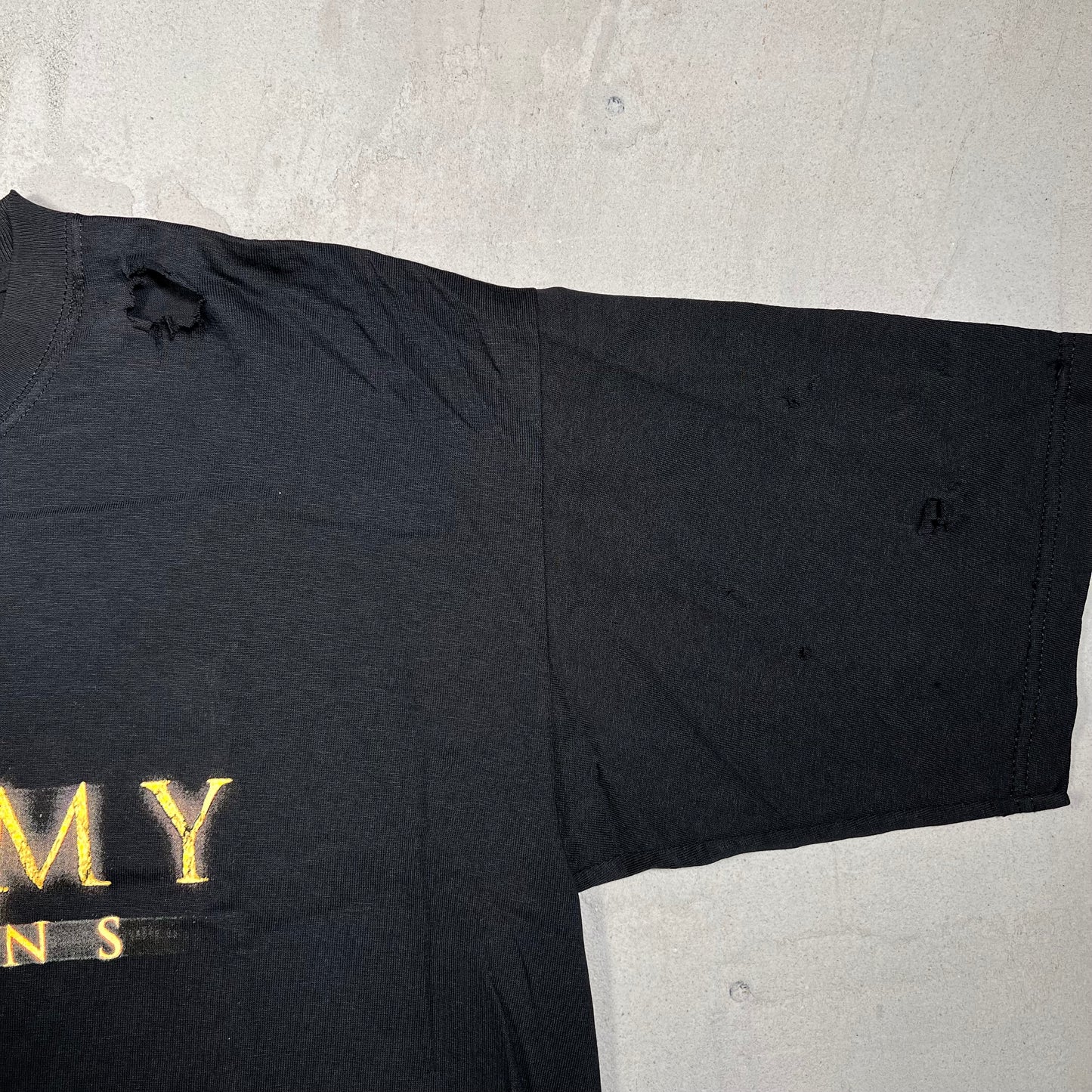 The Mummy Returns 2001 Black Tee DRYROT Size XL USED v11985
