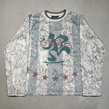 Dime Patinadores Camo Longsleeve Size Medium USED x17442
