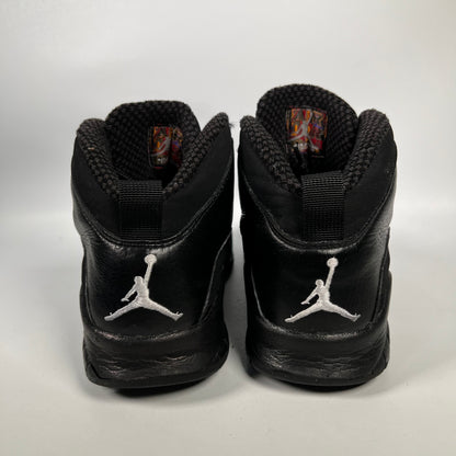 Jordan 10 Blackout (2005) Size 8.5 USED (WEAR AT OWN RISK) s18235