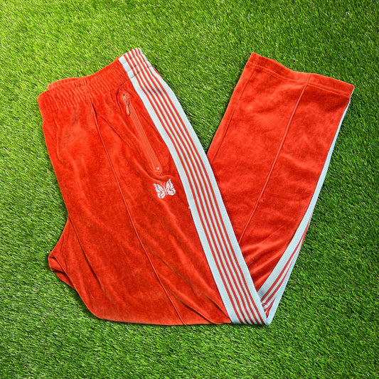Needles Velour Narrow Track Pants Size XL USED x17002