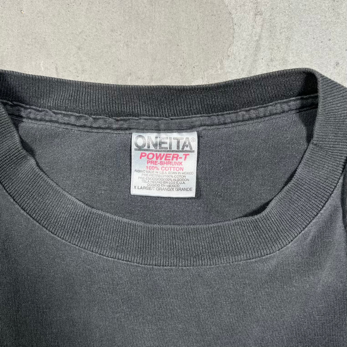 1990s Slick Rock Cafe Washed Black Tee Size XL USED v20244