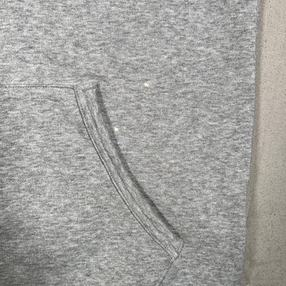 Y2K Polo Sport Ralph Lauren Grey Logo Hoodie Size Medium USED v19037