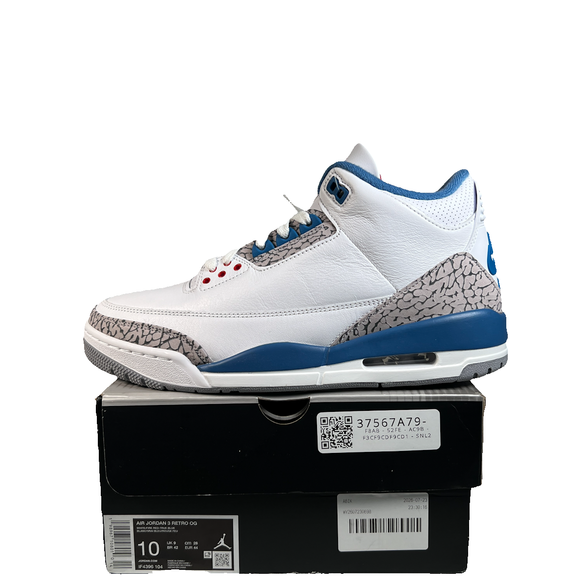 Jordan 3 True Blue (2026) Size 10 NEW s23210