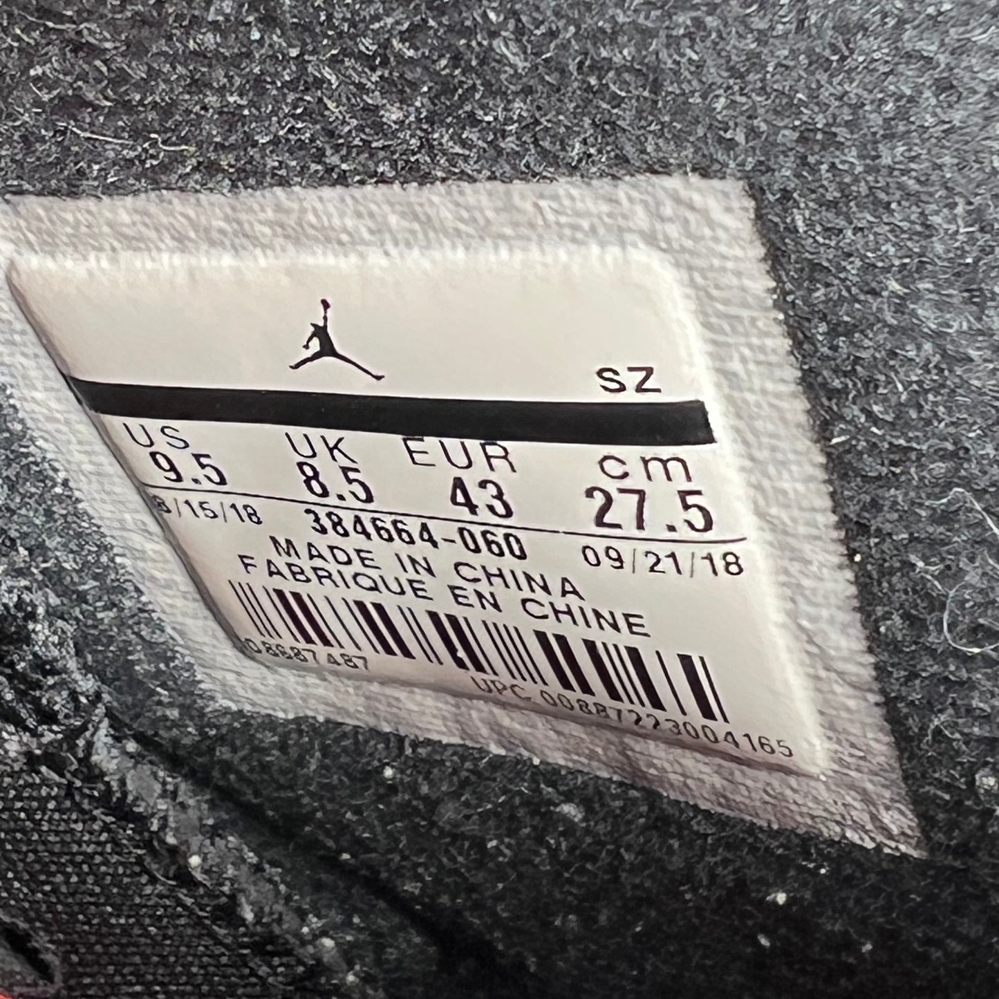 Jordan 6 Black Infrared (2019) Size 9.5 USED s19960