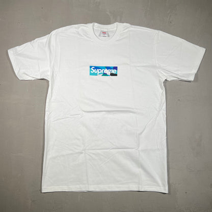Supreme Pucci Blue Box Logo White Tee Size Medium NEW x17155
