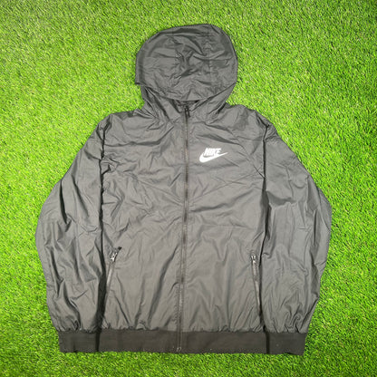 Nike Black Nylon Track Jack Size XL USED v17554
