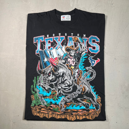 Warren Lotas x NFL Houston Texans Wrangler Black Tee Size XL NEW x14806