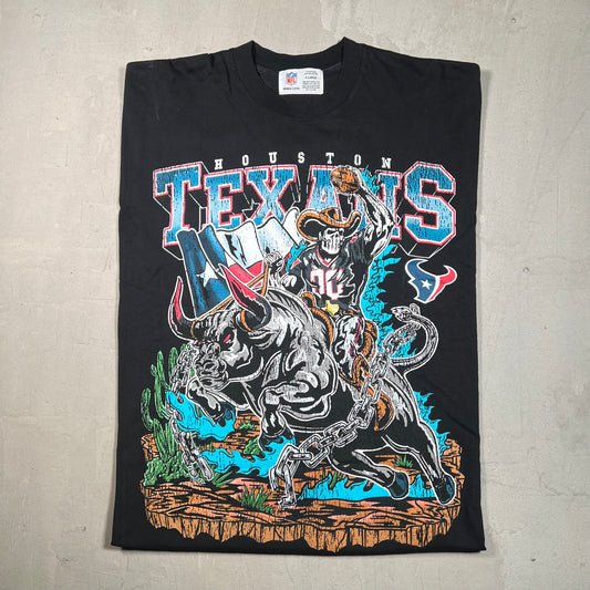Warren Lotas x NFL Houston Texans Wrangler Black Tee Size XL NEW x14805