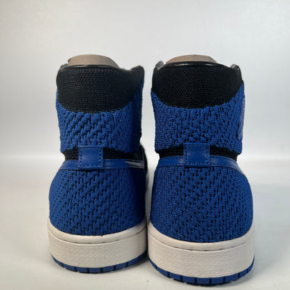 Jordan 1 High Flyknit Royal (2017) Size 10.5 USED s22444