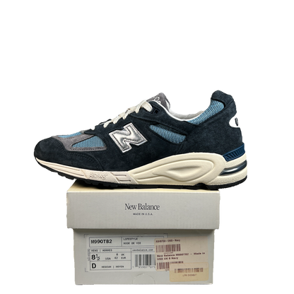 New Balance 990v2 MiUSA Teddy Santis Navy Castlerock (2022) Size 8.5 USED s22786