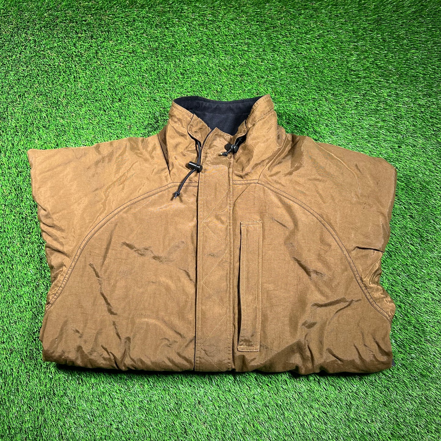 Y2K Nike ACG Brown Insulated Field Jacket Size Large USED v18572