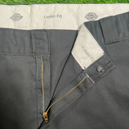 Dickies Straight Leg Black Pants Size 44x30 USED v18070