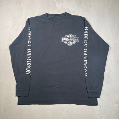 2010s Harley Davidson Rosarito Black Longsleeve Size Large USED v18983