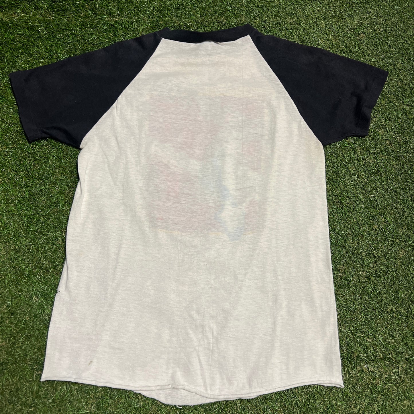 1981 Frampton Breaking All The Rules Tour White Baseball Tee Size Small USED v16396