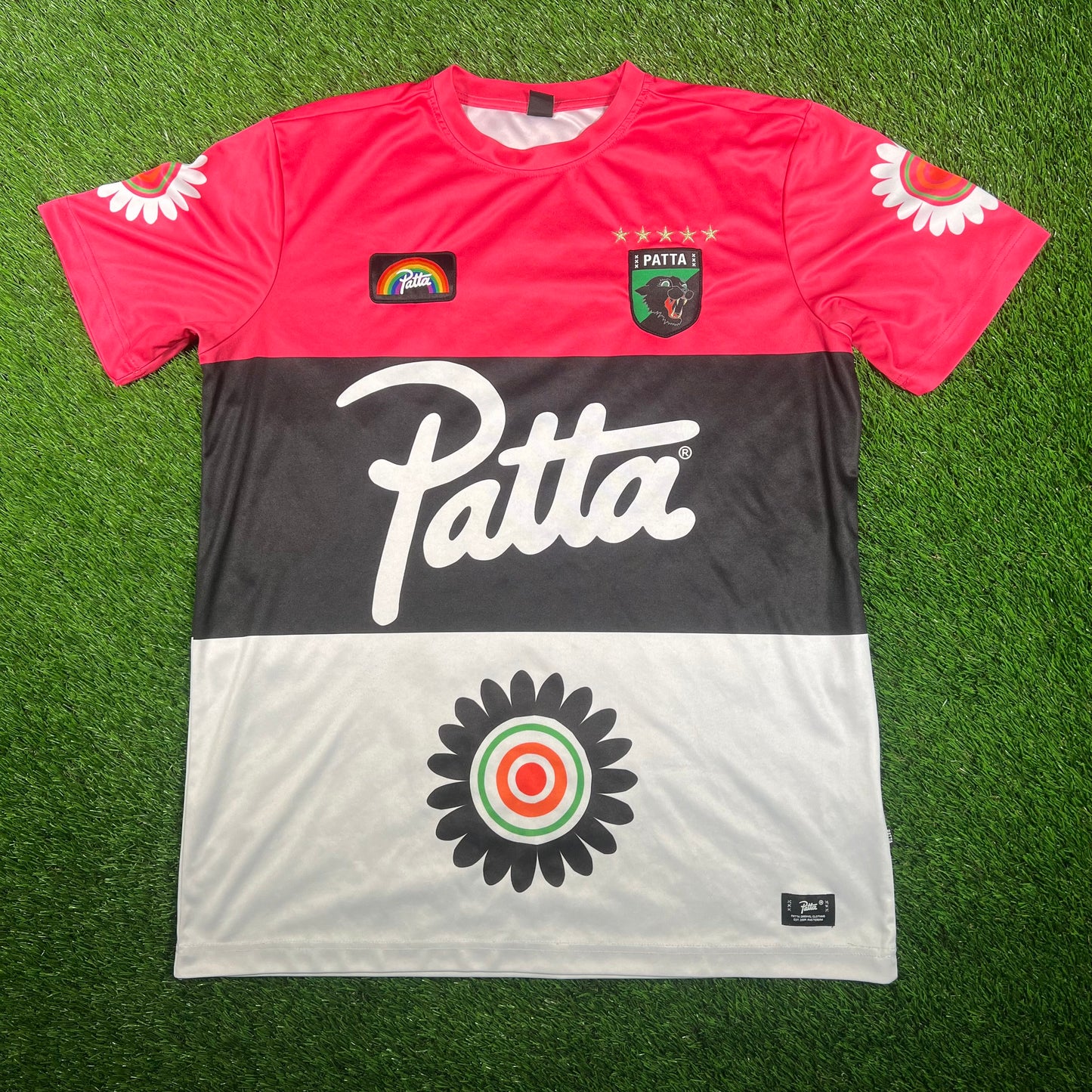 Patta Flower Football Jersey (2019) Size Large USED x15679