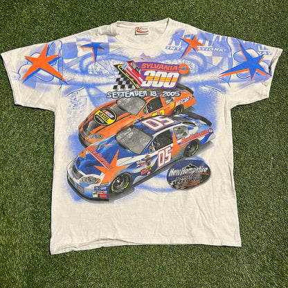 2005 Chase Aunthetics Magic Mile Sylvania White Tee Size Large USED v16177