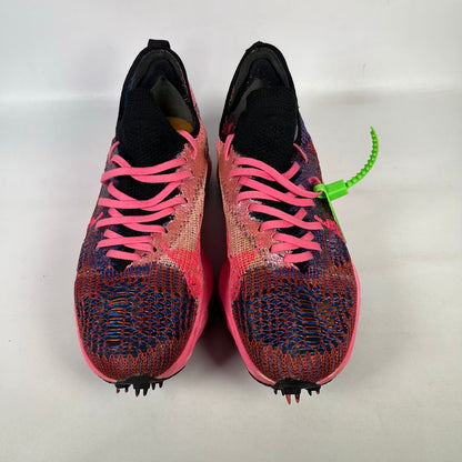 Nike Air Zoom Tempo Next% Flyknit Off-White Racer Blue Pink Glow (2021) Size 7.5 USED S23604